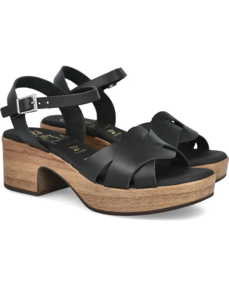 Sandalias OH MY SANDALS  de Mujer 5384 SANDALIAS DE TACON MEDIO MUJER  NEGRO