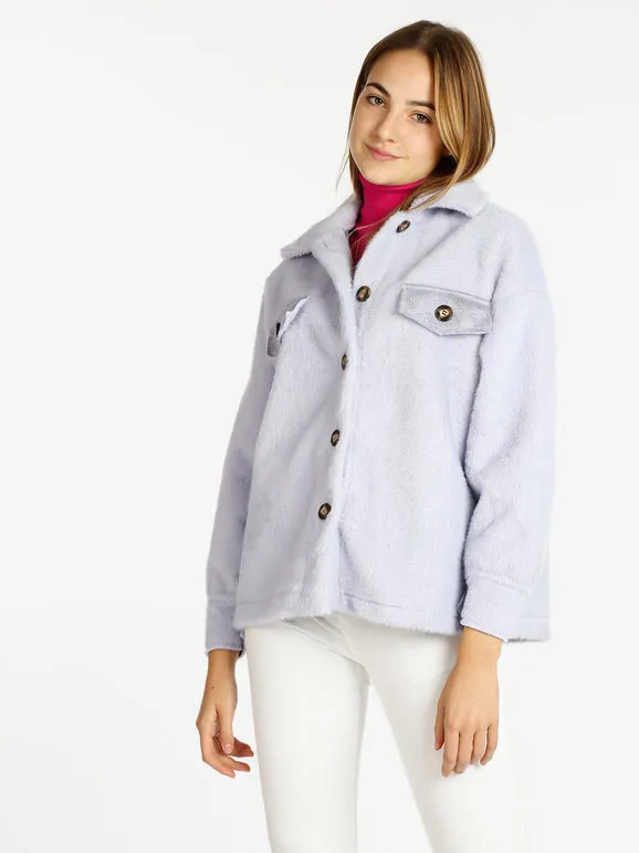 Vanita Chaqueta de piel sintética para mujer