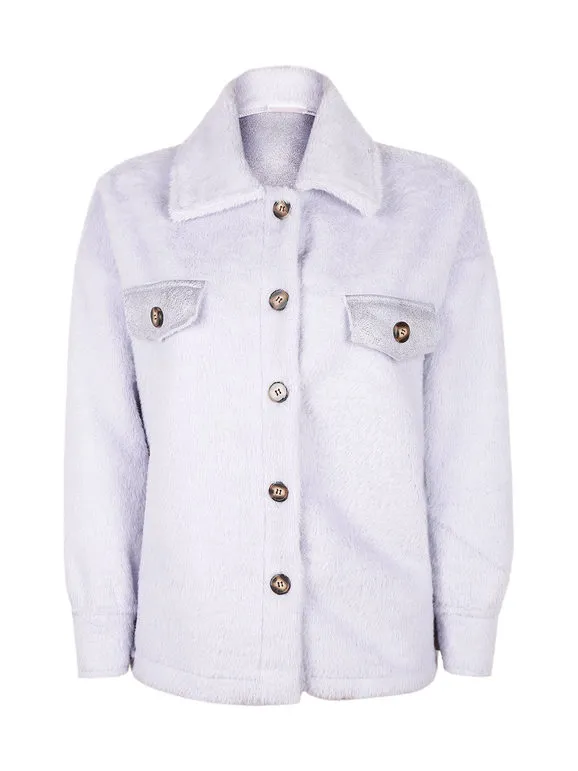 Vanita Chaqueta de piel sintética para mujer