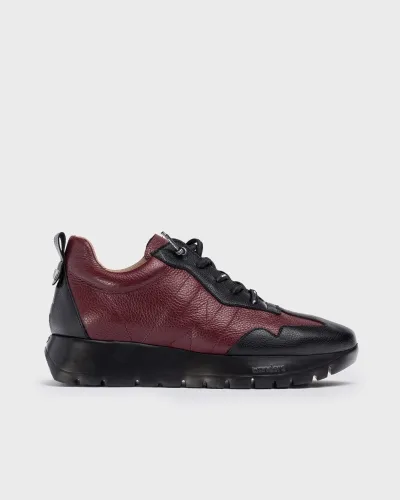 Wonders sneakers A2450 supra negro vino granate